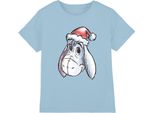 Disney - T-Shirt Per Bambini, Disegno Natalizio TV26409 (116) (Azzurro)