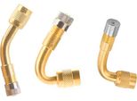 Valvola Pneumatica Schrader In Ottone A 135 Gradi Con Adattatore Per Auto, Camion E Motocicli