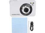 Fotocamera Digitale 4K, 64 Mp, Schermo Da 2,8 Pollici, Zoom 18X, Messa A Fuoco Automatica, Video Tascabile Portatile Con Luce Di Riempimento Per Fotografia, Vlogging Di Viaggio