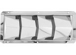 Marine Louver Vent Grille Square 4 Slot Grid Cover Boat Shutters Blind Stainless Steel