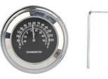Termometro Da Manubrio Per Moto Da 22-25 Mm, Orologio, Display Temperatura Moto, Accessori, Nero