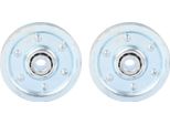 2 X Robuste Carrucole Per Porte Da Garage, 7,6 Cm (200 Lb), Carrucole Fisse Per Cavi Di Diametro 5/32
