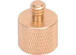 Convertitore A Vite Da 3/8 Di Pollice Femmina A 1/4 Di Pollice Maschio, Adattatore Per Treppiede, Monopiede, Fotocamera, Colore Photobrass (A1-D)