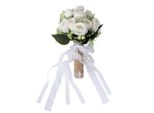Tenere I Fiori, La Sposa Tiene I Fiori, C, Bouquet Da Sposa Finto, Fiori Artificiali Tenere, Bouquet Da Sposa