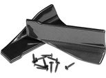 Splitter A Labbro Del Paraurti Posteriore, Splitter A Strisce, Minigonne Laterali In Carbon Look Per Veicoli