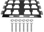 Piastra Di Montaggio Per Sistema Di Stoccaggio E Organizzazione Degli Utensili, Base In Metallo, Ricambio Per Cassette Portautensili Milwaukee Packout, Nero