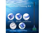 Spazzola Per Acquario, Kit 5 In 1 Per La Pulizia Dell'acquario, Kit Per La Pulizia Dell'acquario, Spazzola Per La Pulizia Dell'acquario, Strumento Per La Pulizia Della Vasca Dei Pesci