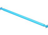 Albero Di Trasmissione Centrale Rc, Albero Di Trasmissione Dogbone Rc, Albero Di Trasmissione Dogbone Rc, Albero Di Trasmissione Dogbone 165 Mm, Albero Di Trasmissione Centrale Rc Per Tamiya TT02, Albero Di Trasmissione Centrale Rc In Alluminio