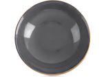 Orion | Piatto Fondo - 20,5 Cm - Grigio - In Ceramica - Piatto Fondo - Lavabile In Lavastoviglie