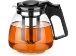 Vilde | Teiera Con Inserto Per Colino - 1,15 L - Vetro Borosilicato - Filtro In Acciaio Inox - Resistente Al Calore - Per Tè Sfuso