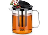 Vilde | Teiera Con Inserto Per Colino - 1,5 L - Vetro Borosilicato - Filtro In Acciaio Inox - Resistente Al Calore - Per Tè Sfuso
