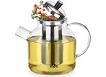 Vilde | Teiera Con Inserto Per Colino - 1,2 L - In Vetro - Filtro In Acciaio Inox - Resistente Al Calore - Per Tè Sfuso Ed Erbe Aromatiche