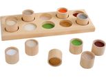 Small Foot 2064 Memo Tattile In Legno, Gioco Sensoriale A Partire Da 3 Anni