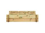 Vidaxl Letto Rialzato 90 X 90 X 20 Cm Legno Impregnato