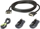 Set Di Cavi Kvm Sicuri Aten 3 M Usb DVI-D Dual Link