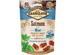 Carnilove Snack Per Gatti Salmone Fresco Croccante+Menta 50G