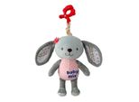 Peluche Baby Mix Rabbit Con Macchina Giocattolo E Clip