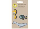 LäSsig Tessile Tessuto Sticker Sticker (9 Colori) Mare