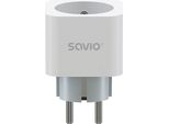 Savio WI-FI Smart Socket, 16A, AS-01, White