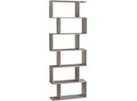 Vasagle Libreria, Libreria, A 6 Livelli, Autoportante, Scaffale Per Ufficio, Scaffale Decorativo, Per Esposizione, Moderno, Per Soggiorno, Camera Da Letto, Ufficio