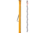 Succebuy Asta Di Misurazione Telescopica 4M In Alluminio, Scala Bifacciale (Cm/Mm), Asta Di Livellamento Con Livella A Bolla D'aria E Valigetta Per Case, Pareti, Pavimenti