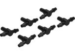 100PCS 4/7 Raccordi A T Del Connettore Del Tubo Flessibile Per Il Sistema Di Irrigazione A Goccia Del Giardino