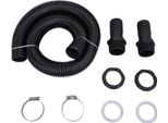 Kit Di Collegamento Del Tubo Flessibile Del Barile Della Pioggia Kit Di Collegamento Del Barile Della Pioggia In Plastica Da 39,4 Pollici Per Il Sistema Di Raccolta Dell'acqua Piovana Con Apertura Del Foro