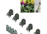 50Pcs Plastica Pianta Clip Vite Fissaggio Clip Giardinaggio Clip Per Orchidea Pomodoro