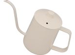 Piccolo Bollitore Per Caffè Versato In Acciaio Inox Con Beccuccio A Collo D'oca Per Caffè A Goccia Bianco 600Ml