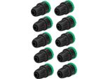 10Pcs Adattatore Tubo Da Giardino G1/2In G3/4In Raccordi Connettore Rubinetto Irrigazione Accessorio