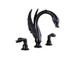 Rubinetto Lavabo Kran Swan Retro Gold Erna