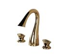 Miscelatore Per Lavabo Lauferi Goldina, Verticale Oro