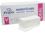 Fripa 4031101 HandtüCher Ideal - Zick-Zack-Falzung, 1-Lagig, Weiß, 20 X 250 Blatt