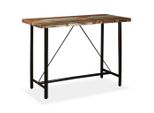 Vidaxl Set Da Bar 7 Pezzi In Legno Massiccio Antico