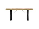 Vidaxl Panca 110 Cm In Legno Massiccio Di Recupero