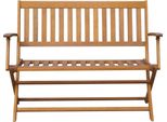 Vidaxl Gartenbank 120 Cm Massivholz Akazie