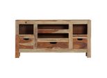 Vidaxl Credenza 100X30X50 Cm In Legno Massiccio Di Acacia