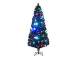 Vidaxl Albero Di Natale Artificiale Con Supporto/Led 210 Cm In Fibra Ottica