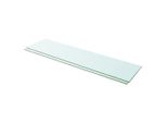 Vidaxl Ripiani 2 Pz. Vetro Trasparente 100X25 Cm