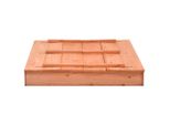Vidaxl Sabbiera In Legno Di Abete 95×90×15 Cm