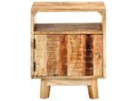 Comodino 40X30X50 Cm Legno Di Mango Grezzo