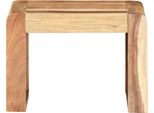 Tavolino 43X40X30 Cm In Legno Massiccio Di Acacia