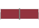 Vidaxl Tenda Laterale Estensibile Rossa 180X600 Cm