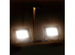 Vidaxl Proiettore Led Con Impugnatura 2X30 W Bianco Caldo