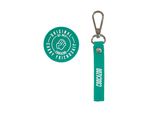 Coocazoo Pendente Accessori Per Lo Zaino Colour Up-Set (2 -Pezzi) Fresh Mint Turchese