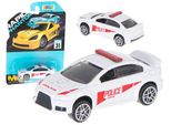 Kik KX5586_6 Auto Della Polizia In Metallo Bianco 7Cm