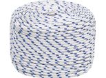 Vidaxl Corda Da Barca Bianca 10 Mm 100 M Polipropilene