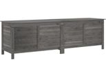 Vidaxl Cassapanca Da Giardino Antracite 198,5X50X56,5 Cm In Legno Massiccio Di Abete
