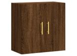Vidaxl Armadio A Muro Marrone Effetto Rovere 60X31X60 Cm Materiale A Base Di Legno