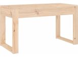 Panchina Da Giardino 80X38X45 Cm In Legno Di Pino Massiccio